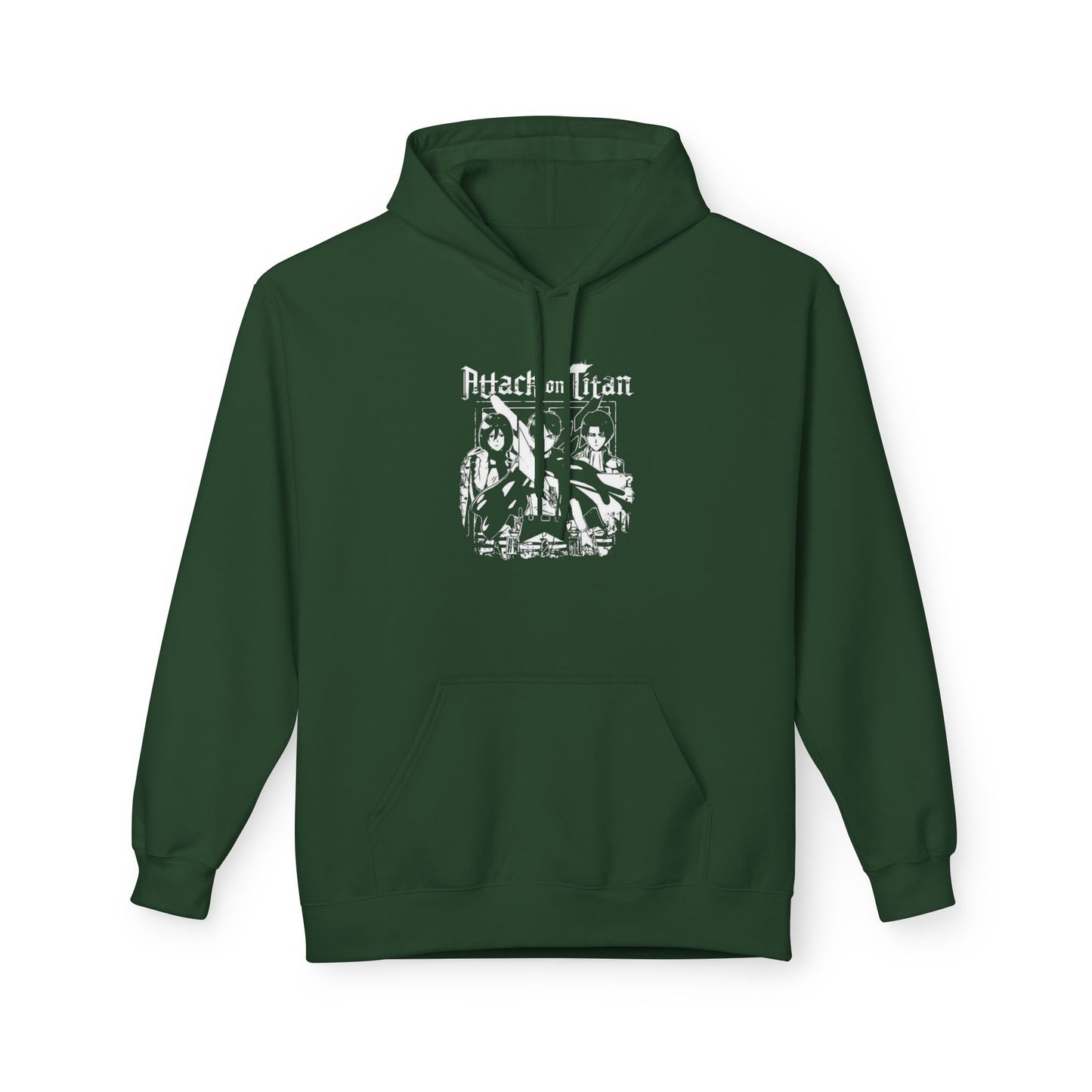 Attack on titan Unisex Midweight Softstyle Fleece Hoodie