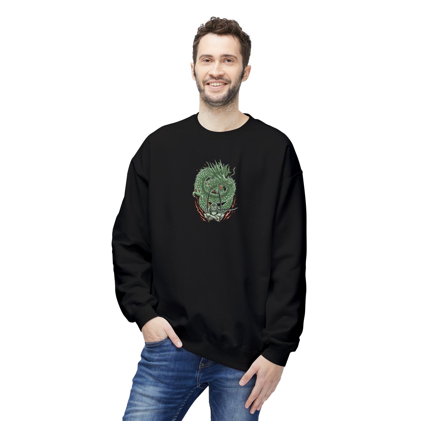 Zoro Unisex Midweight Softstyle Fleece Crewneck Sweatshirt