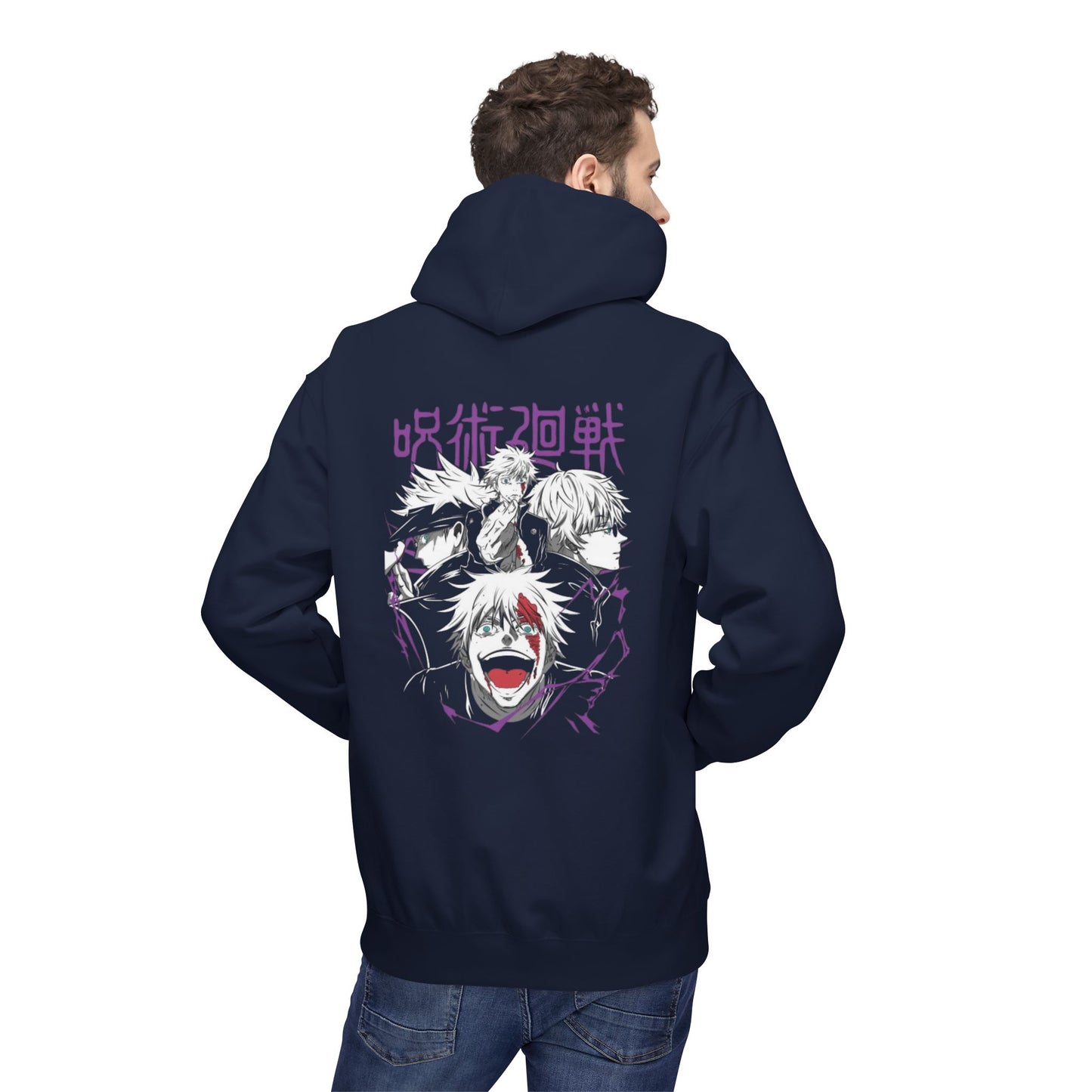 jujutsu kaisen gojo satoru Unisex Midweight Softstyle Fleece Hoodie