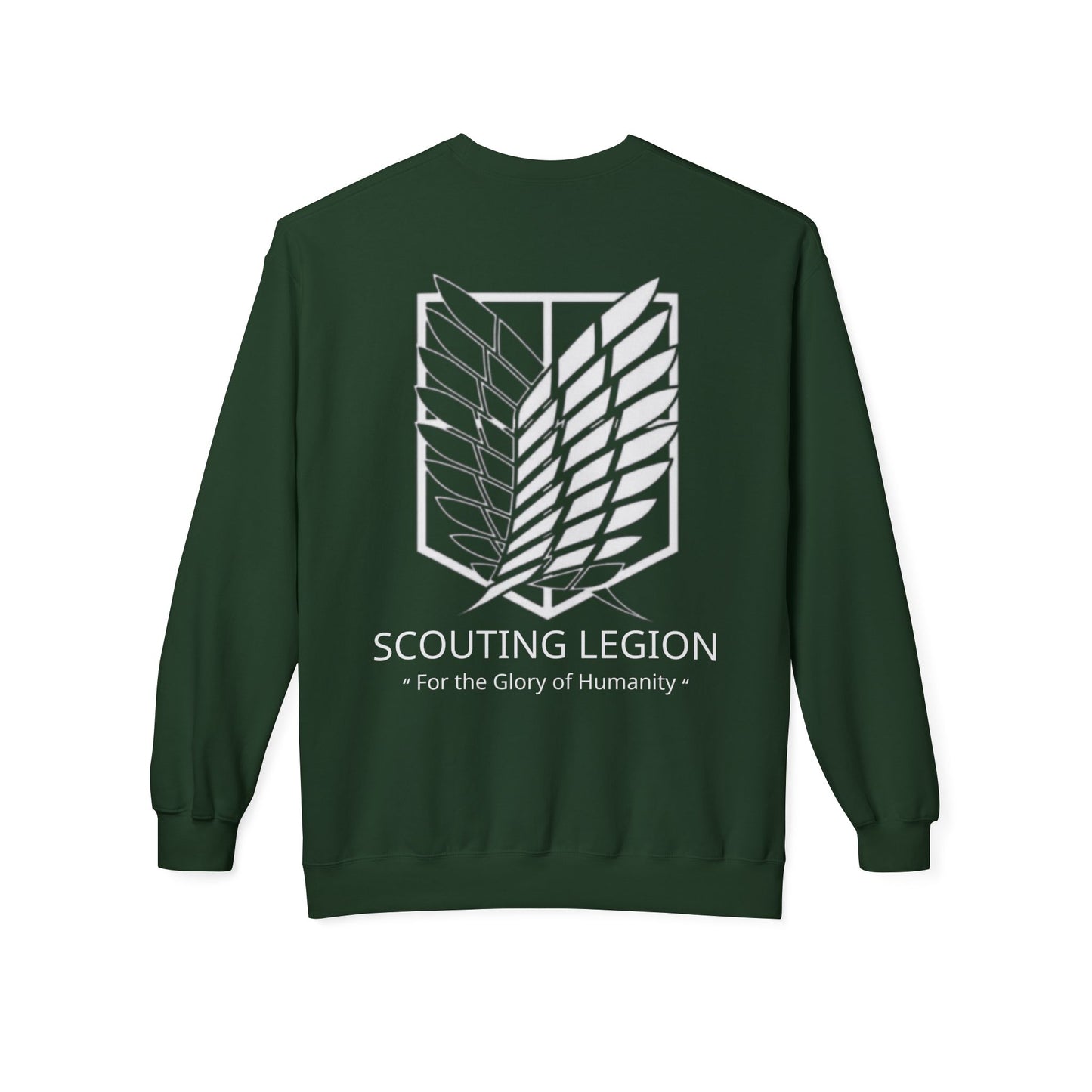 Attack on titan Unisex Midweight Softstyle Fleece Crewneck Sweatshirt