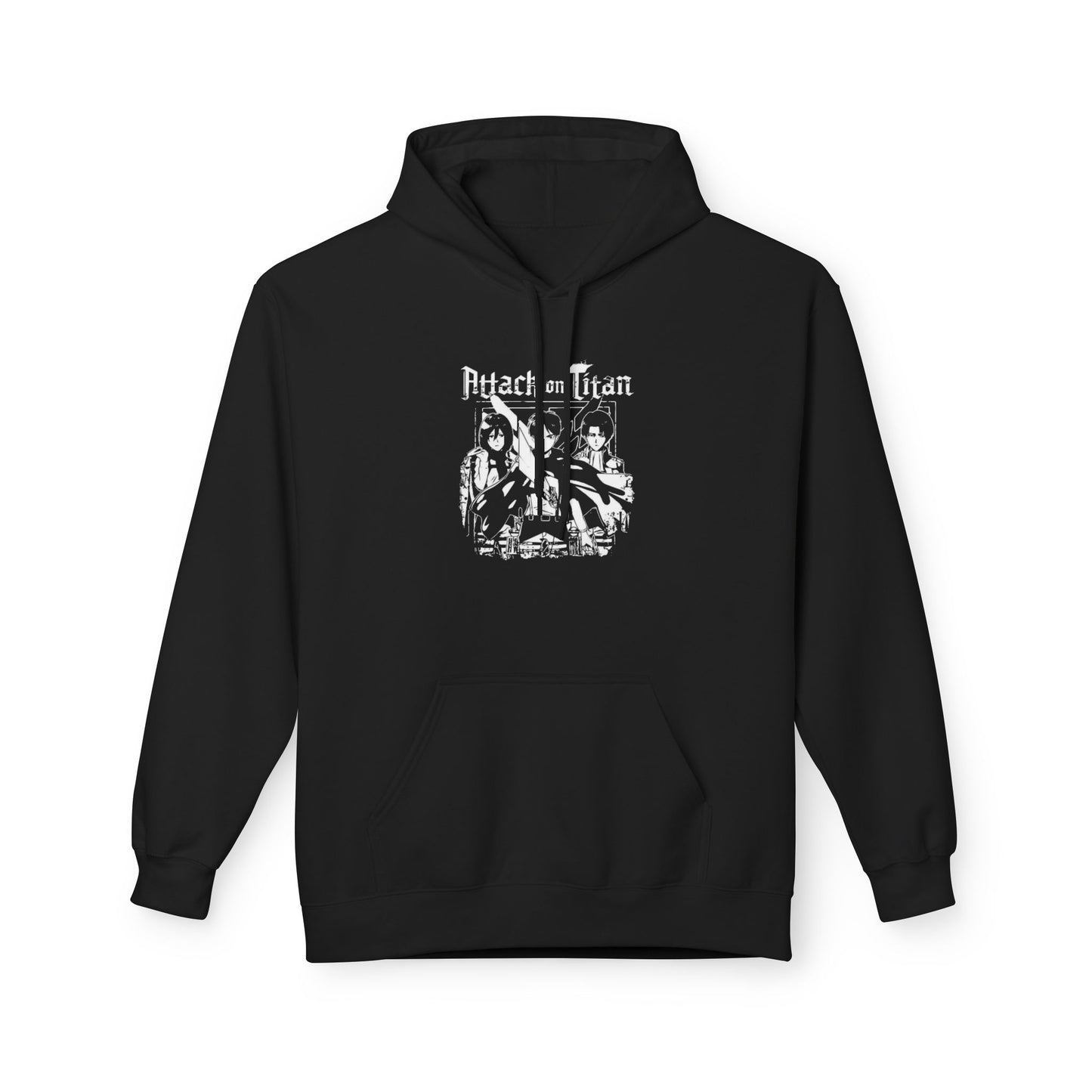 Attack on titan Unisex Midweight Softstyle Fleece Hoodie