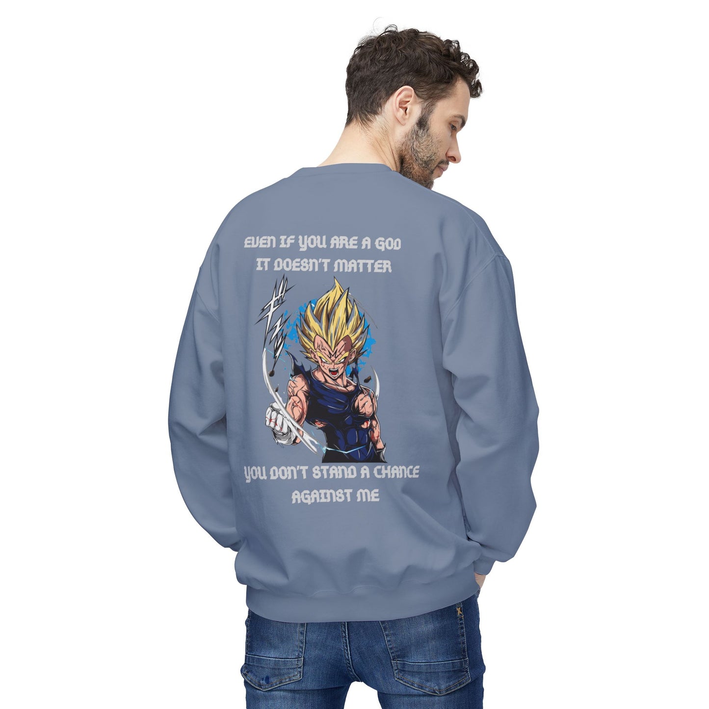 vegeta  Unisex Midweight Softstyle Fleece Crewneck Sweatshirt