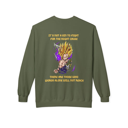 Gohan Unisex Midweight Softstyle Fleece Crewneck Sweatshirt