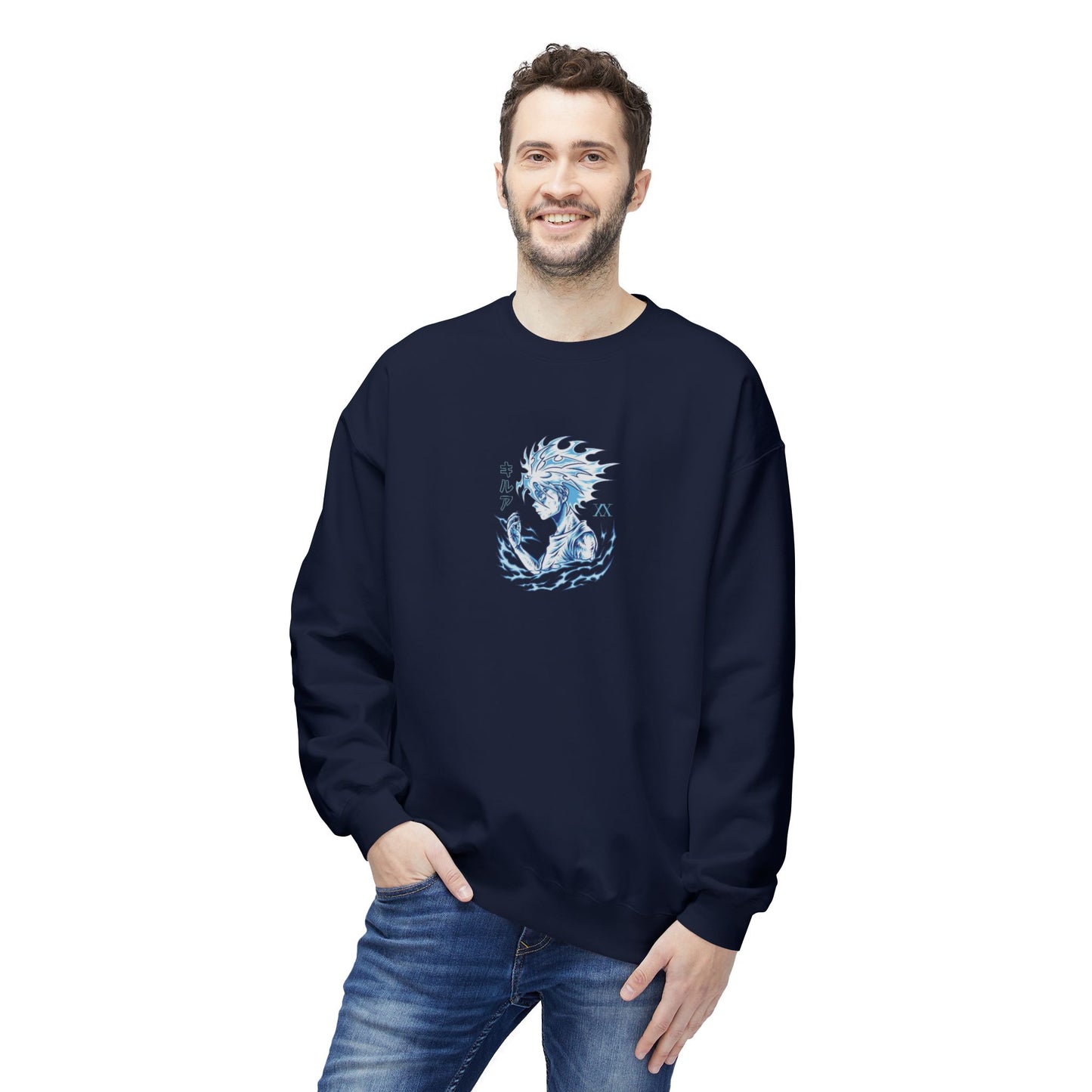 Anime Kilwa hunter x hunter Unisex Midweight Softstyle Fleece Crewneck Sweatshirt