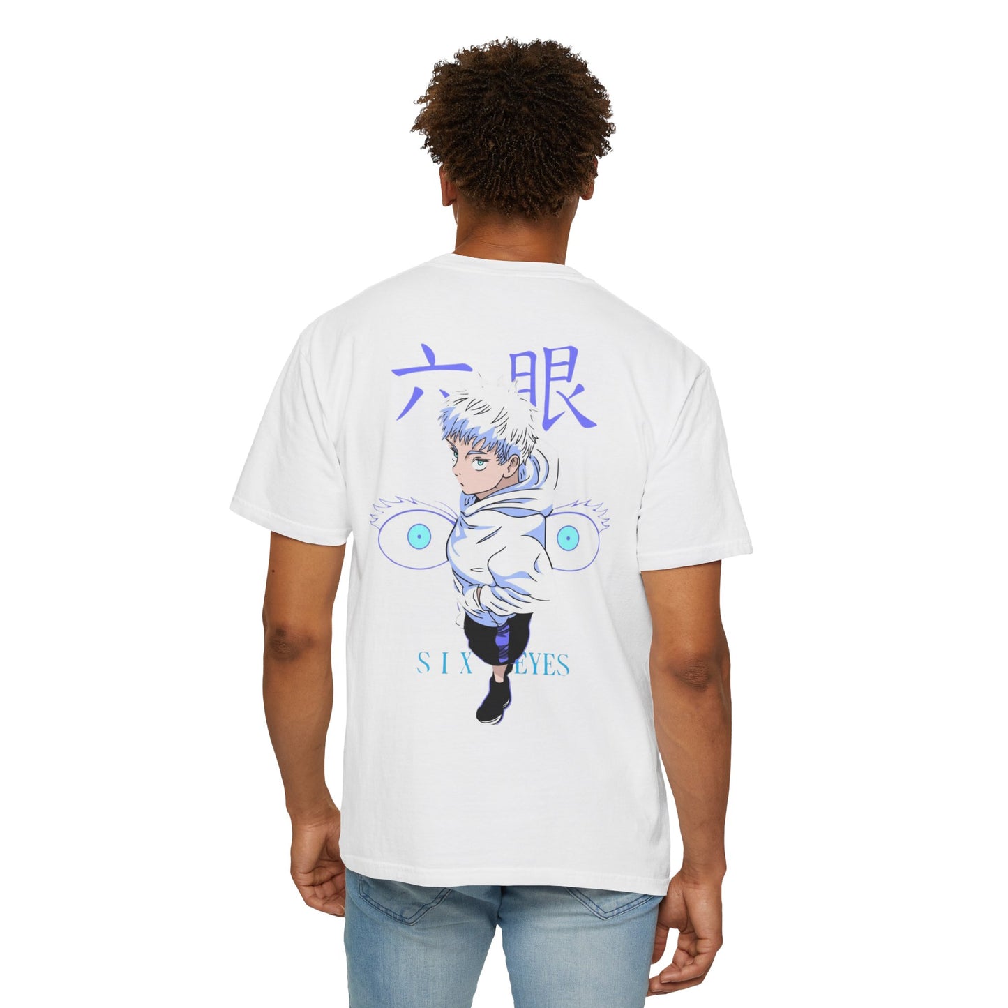 Anime Gojo satoru jujutsu kaisen Unisex Garment-Dyed T-shirt