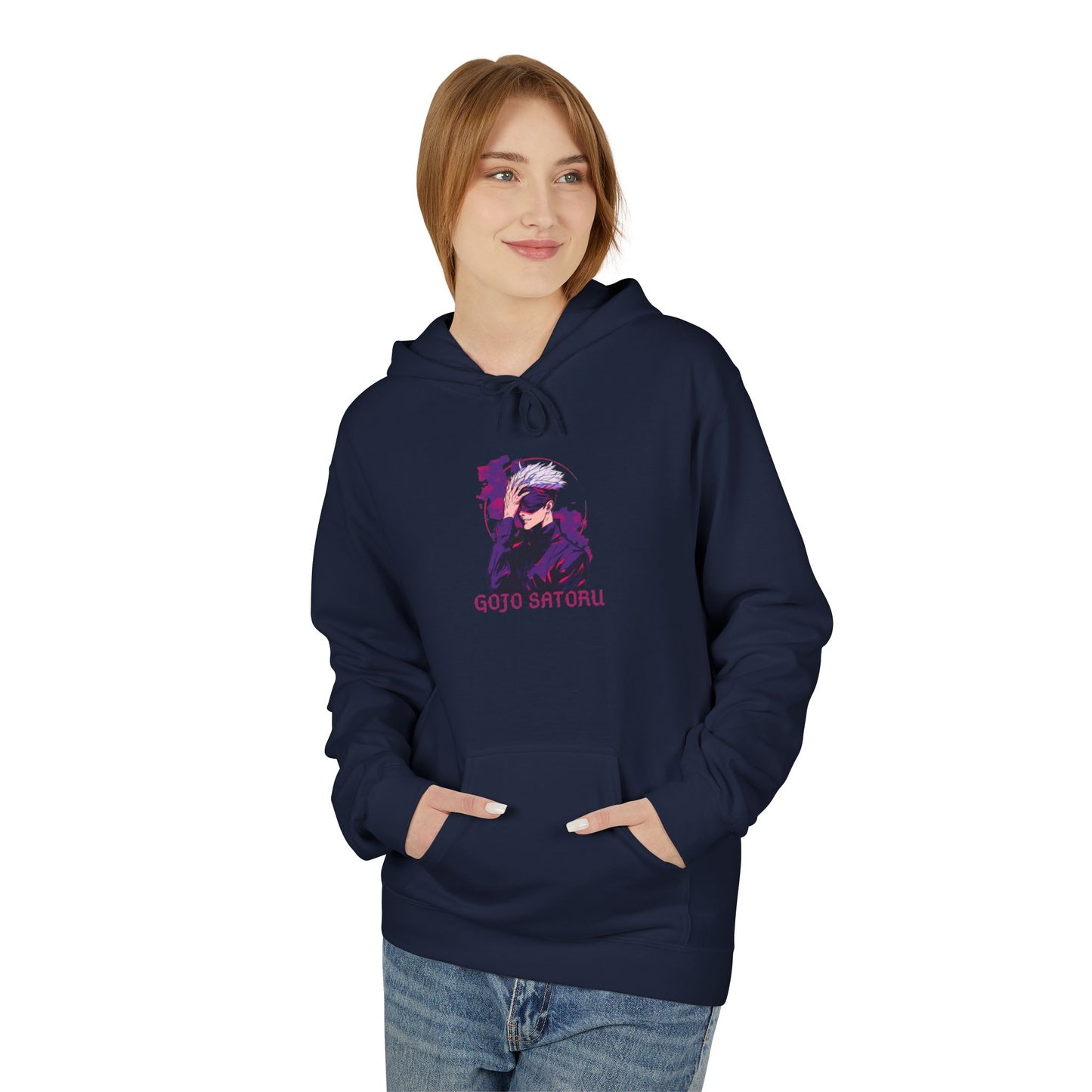 jujutsu kaisen gojo satoru Unisex Midweight Softstyle Fleece Hoodie