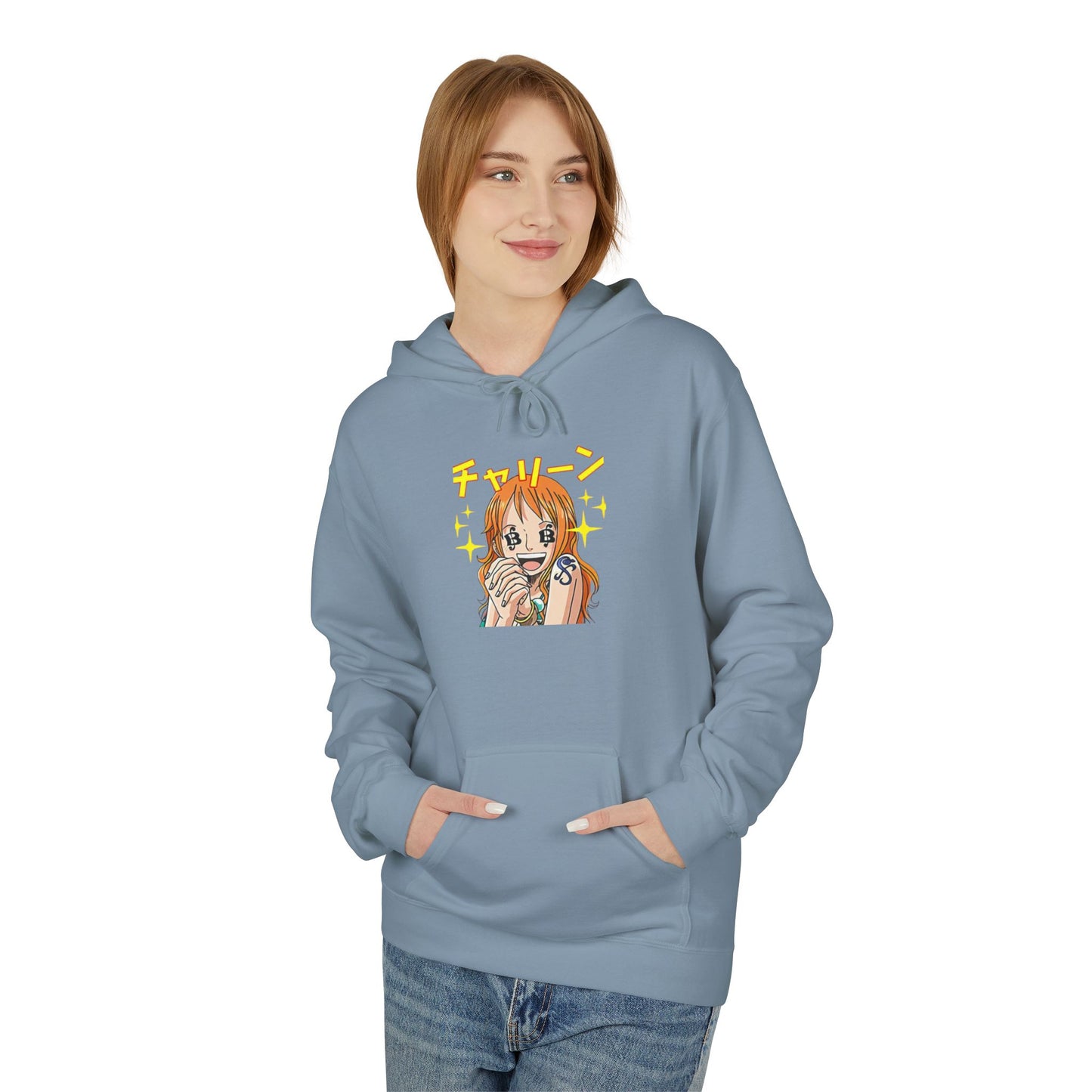 Nami Unisex Midweight Softstyle Fleece Hoodie