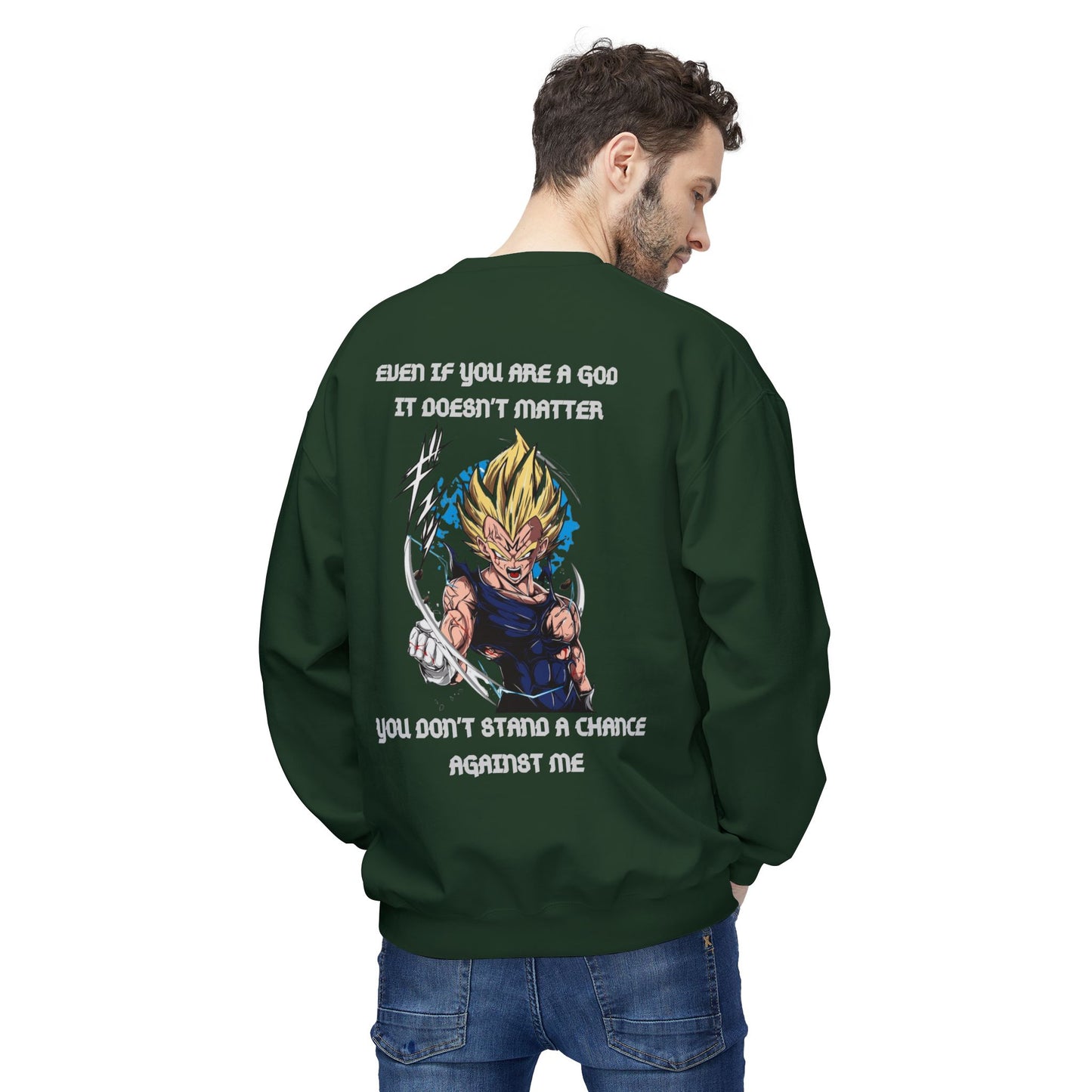 vegeta  Unisex Midweight Softstyle Fleece Crewneck Sweatshirt