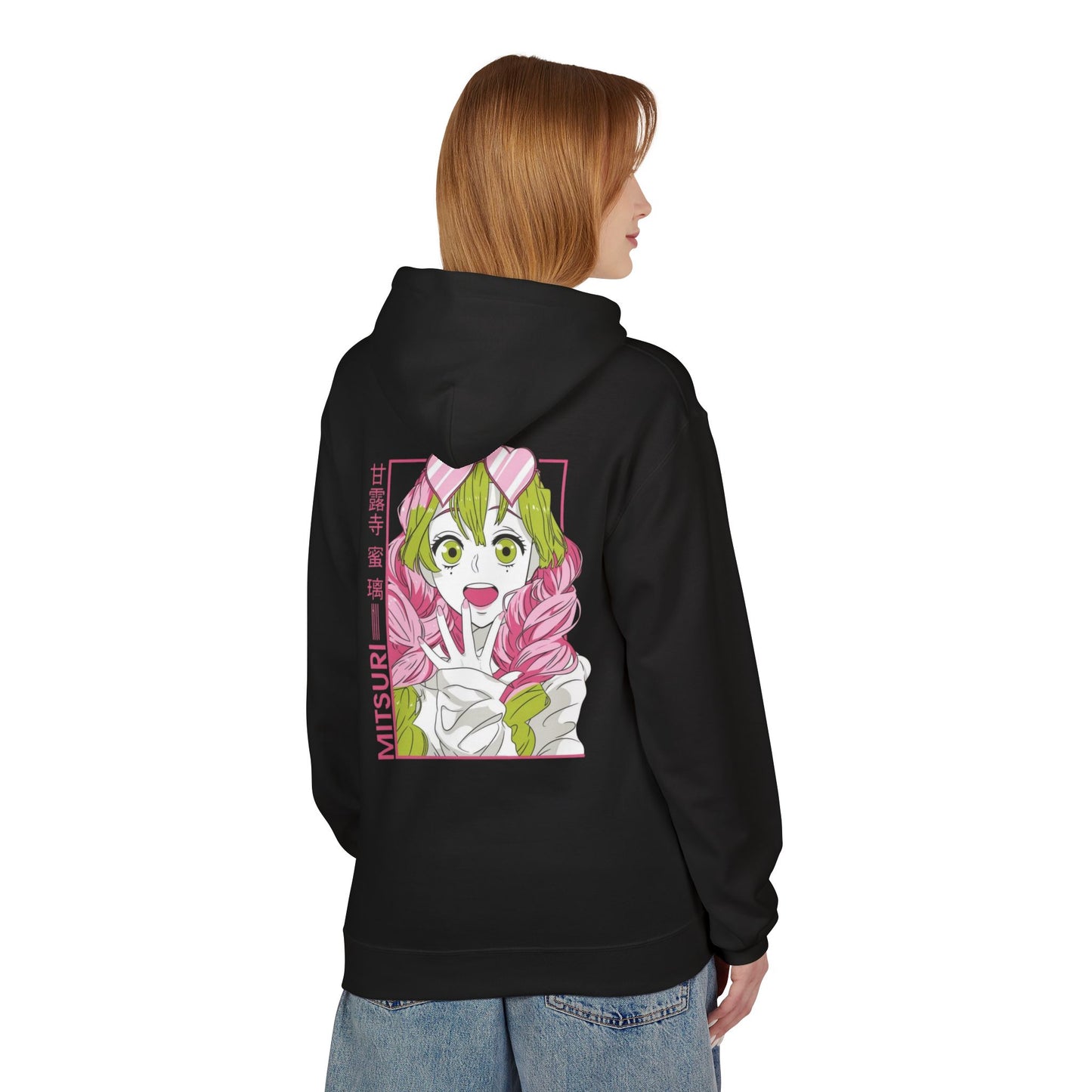 Mitsuri Kanroji demon slayer Unisex Midweight Softstyle Fleece Hoodie