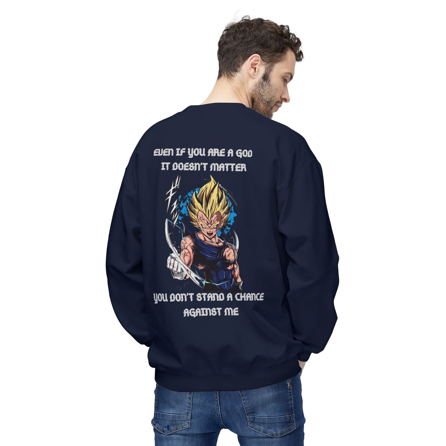 vegeta  Unisex Midweight Softstyle Fleece Crewneck Sweatshirt