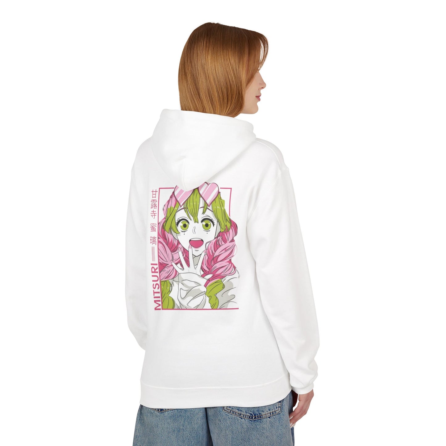 Mitsuri Kanroji demon slayer Unisex Midweight Softstyle Fleece Hoodie