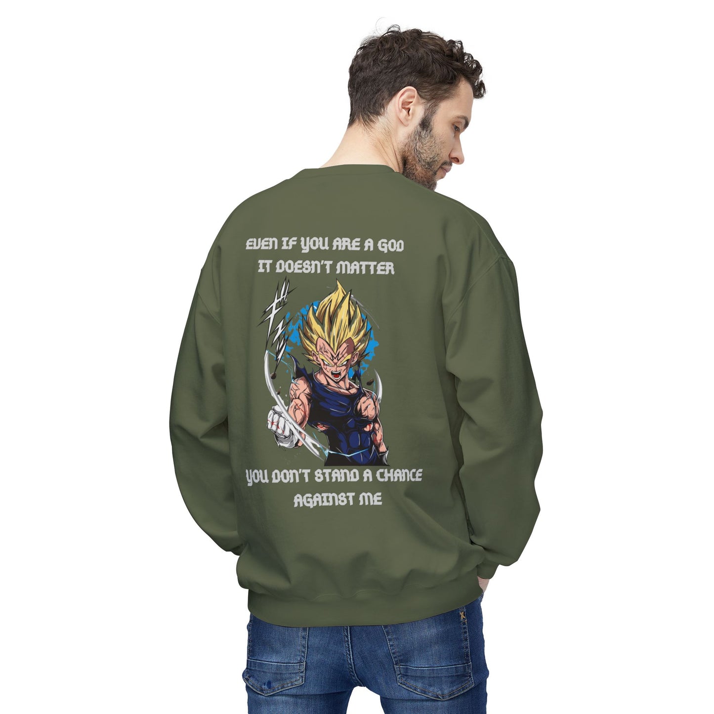 vegeta  Unisex Midweight Softstyle Fleece Crewneck Sweatshirt